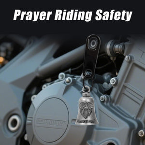 Guardian Angel Motorcycle Bell, Protect & Guide Riding Bell, Biker Safety Charm, Motorcycle Guardian Bell 684052