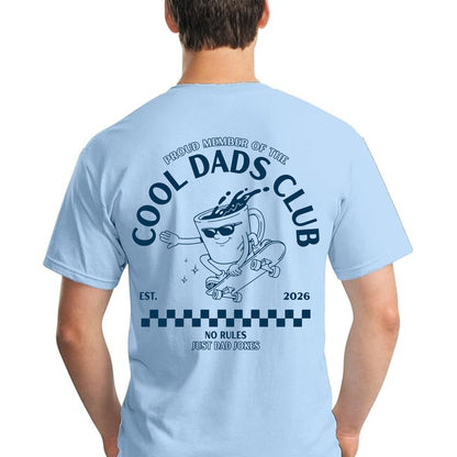 Personalized Cool Dads Club Backside Shirt, No Rules Just Dad Jokes T-Shirt, Funny Father’s Day Gift for Dad 684945