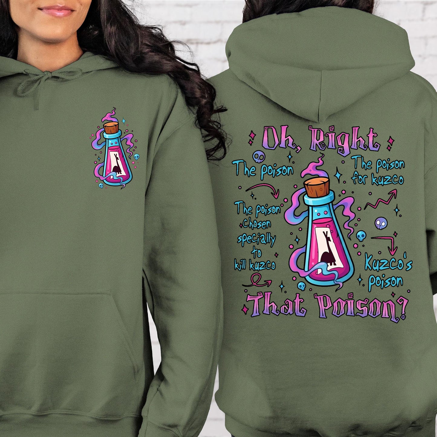Oh Right That Poison Pocket & Back Shirt, Funny Llama Poison Graphic Tee, Vintage Cartoon Shirt 685664