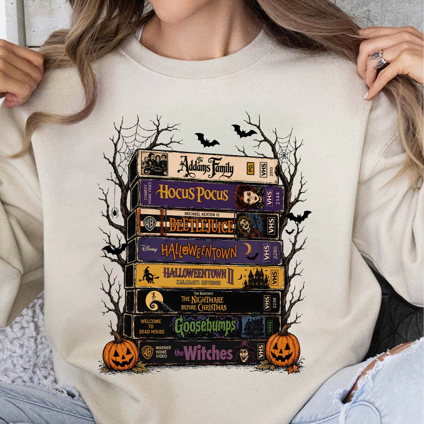 Vintage Halloween VHS Shirt, Retro Spooky Season Tee, Classic Horror Movie Graphic Shirt, Halloween Tee 685661