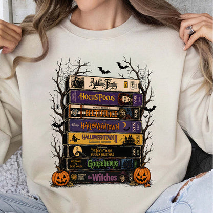 Vintage Halloween VHS Shirt, Retro Spooky Season Tee, Classic Horror Movie Graphic Shirt, Halloween Tee 685661