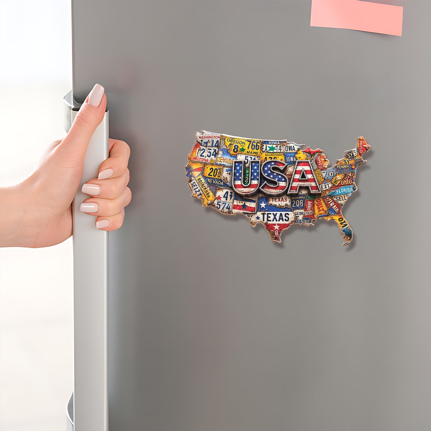 USA 250 Years Semiquincentennial Fridge Magnet | Patriotic 1776–2026 Refrigerator Magnet 684493