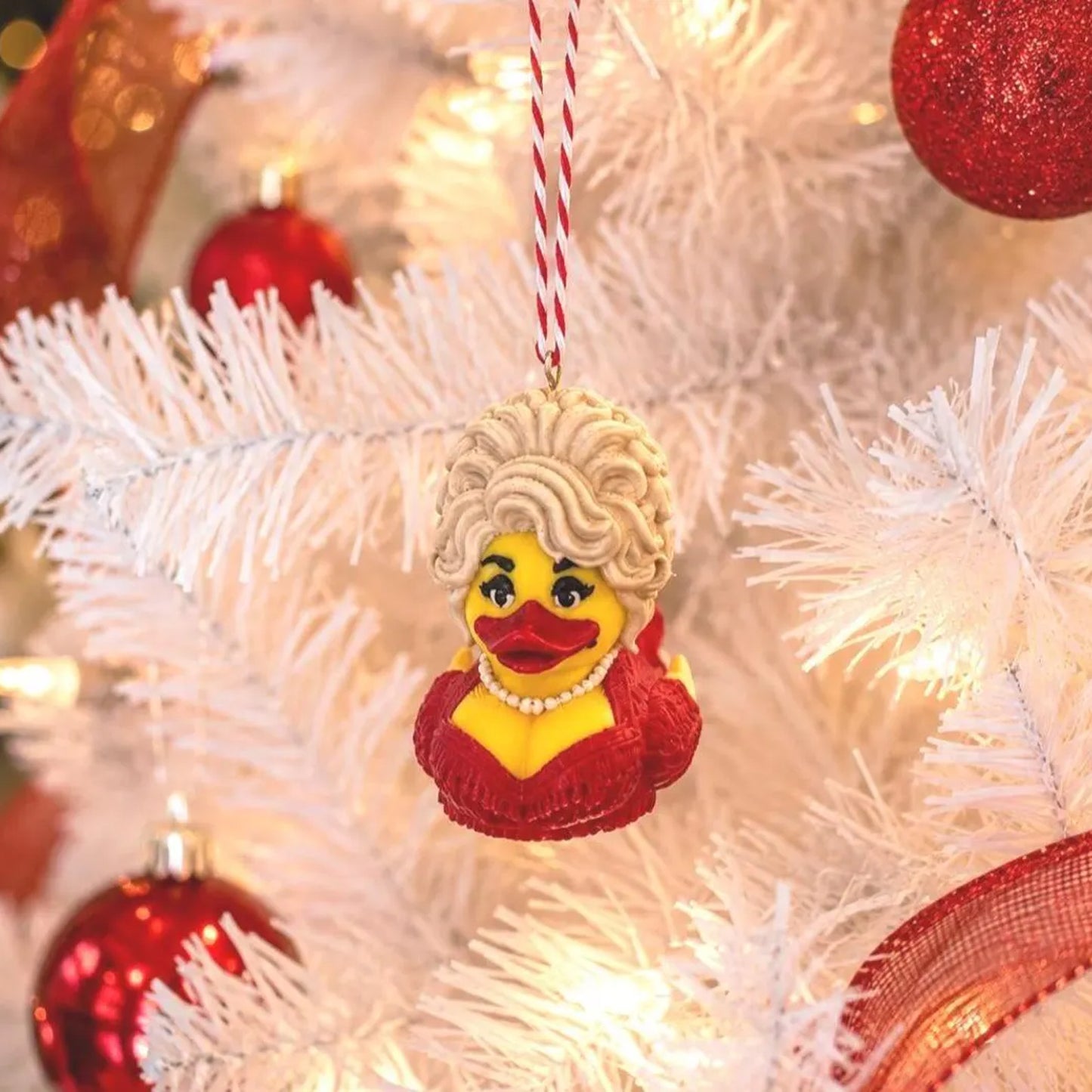 Dolly Duck Christmas Ornament, Country Music 3D Printed PLA Ornament, Dolly Fan Christmas Gift 686127 WFD