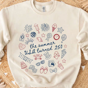 Retro USA 250 Years Shirt, The Summer USA Turned 250 Tee, Patriotic 4th of July Shirt 684976
