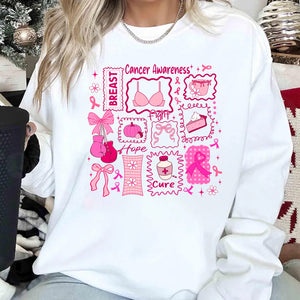 October We Wear Pink, Breast Cancer Awareness Shirt, Pink Ribbon T-Shirt, Fight Breast Cancer Warrior, Pink Out 683314-1