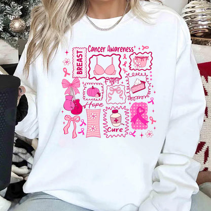 October We Wear Pink, Breast Cancer Awareness Shirt, Pink Ribbon T-Shirt, Fight Breast Cancer Warrior, Pink Out 683314-1