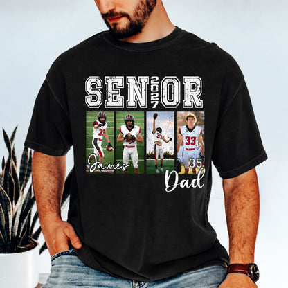 Custom Photo Senior 2027 Shirt, Personalized Sports Senior Family Shirt, Mom Dad Graduation Gift 686380 WFD