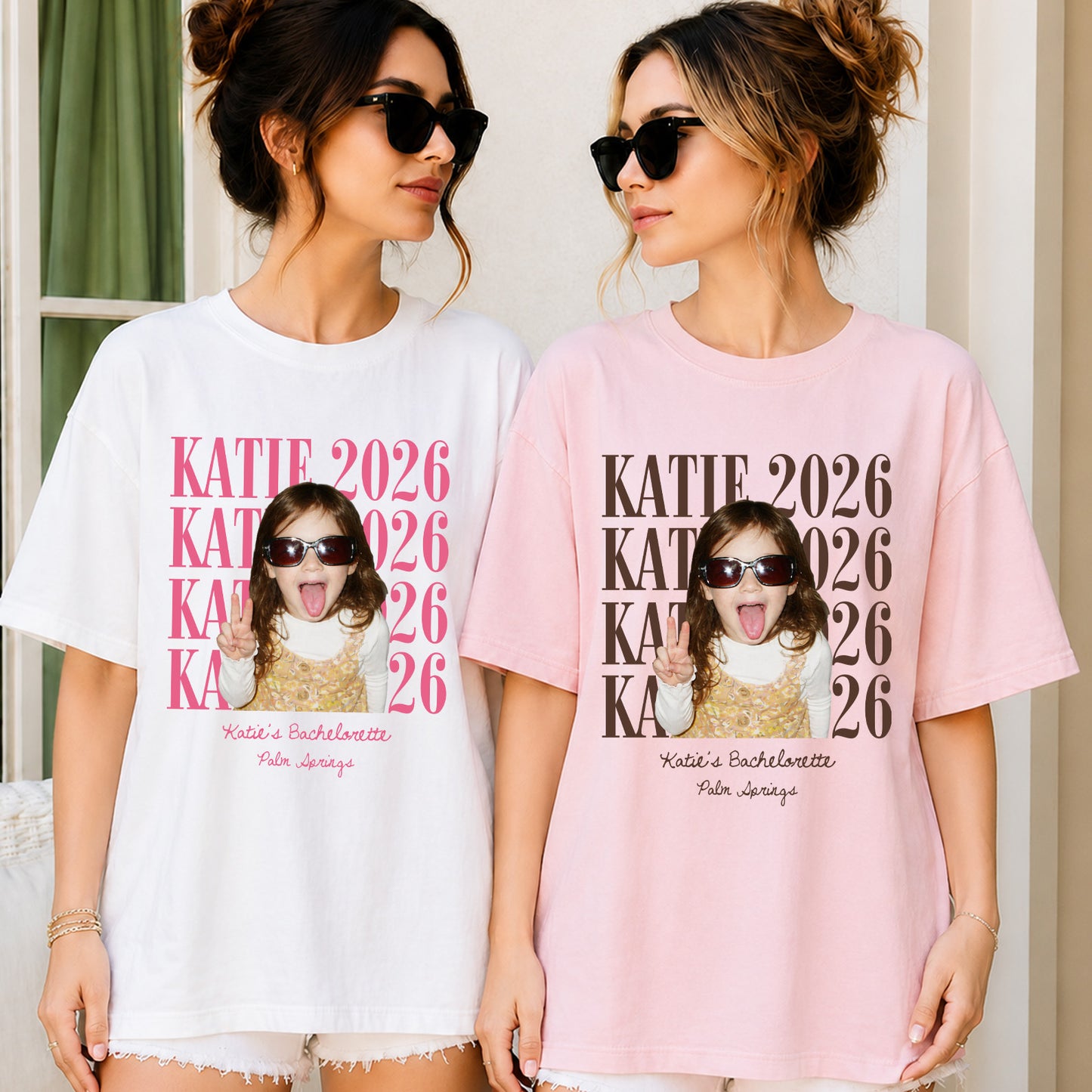 Custom Photo Bachelorette Shirts, Personalized Bridal Party Tee, Bride Squad Shirt 685712