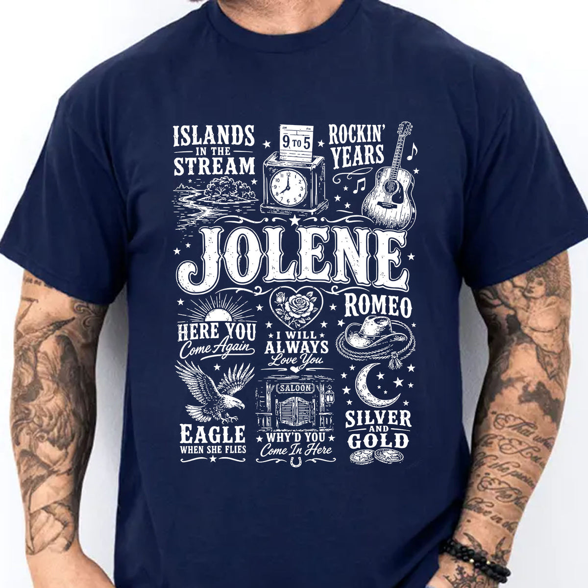 Jolene Country Music Shirt, Vintage Western Cowgirl Graphic Tee, Country Concert Southern Music T-Shirt 686037