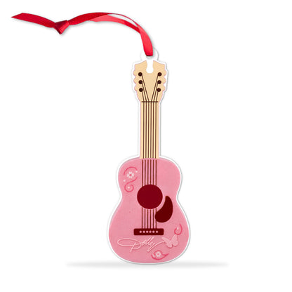 Dolly Parton Pink Guitar Acrylic Ornament, Country Music Christmas Ornament, Dolly Fan Memorial Gift 686182