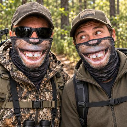 The Bass Face Fishing Mask, Funny Fish Face Neck Gaiter, Bass Fishing Gift for Men Anglers 686471