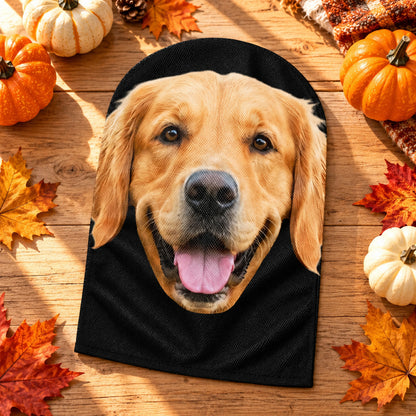 Custom Photo Pet Balaclava Mask, Personalized Dog Cat Face Mask, Funny Halloween Pet Lover Gift 686465 WFD
