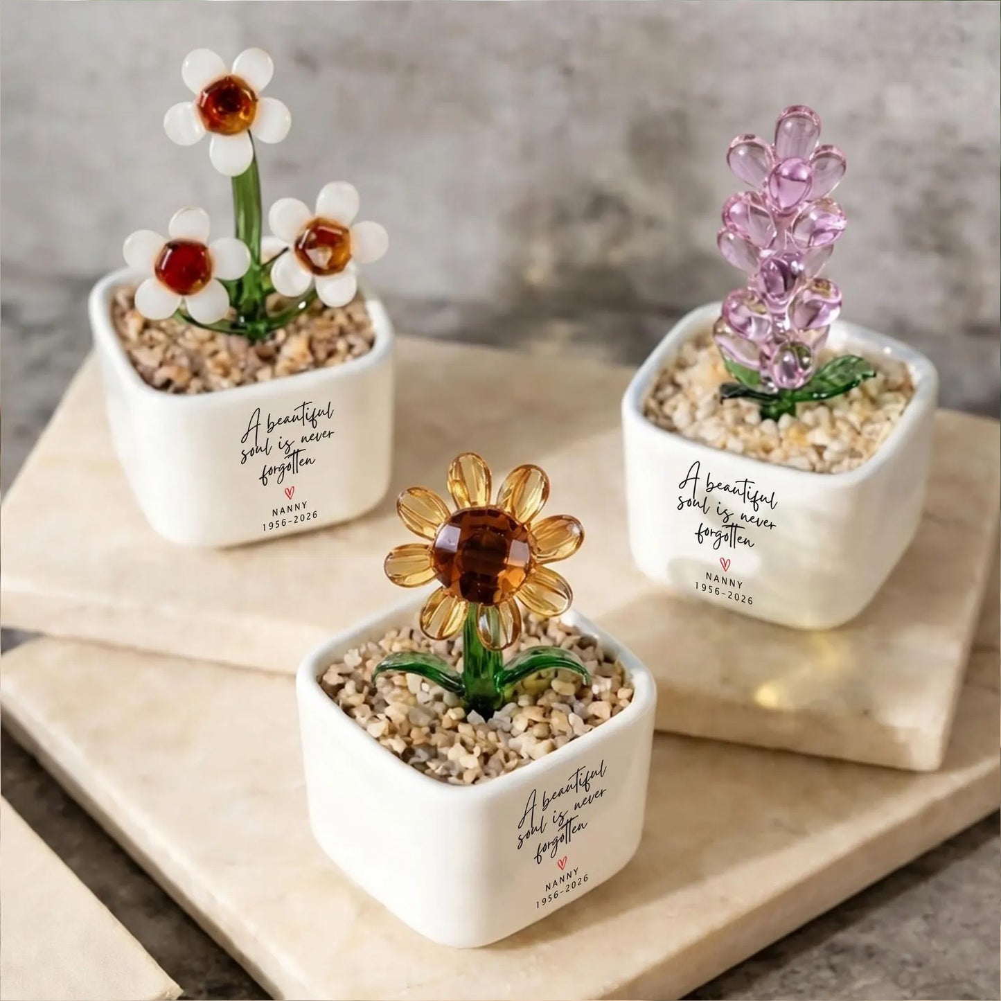 Custom Stained Glass Flower Pot, Thank You for Helping Me Grow Personalized Teacher Appreciation Gift 684769