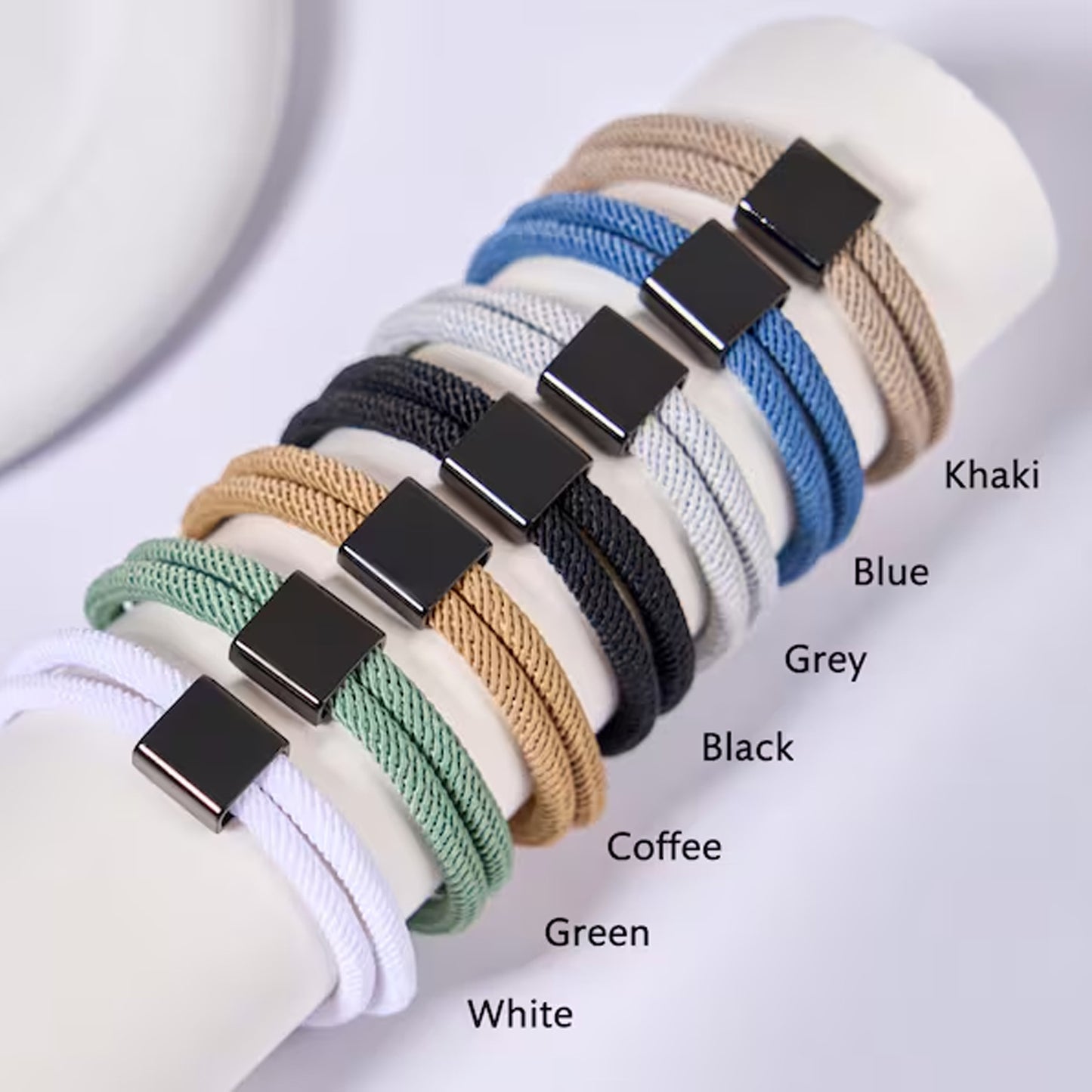 Personalized Adjustable Sliding Knot Rope Bracelet for Dad, Custom Engraved Bracelet, Father’s Day Gift for Him 685024