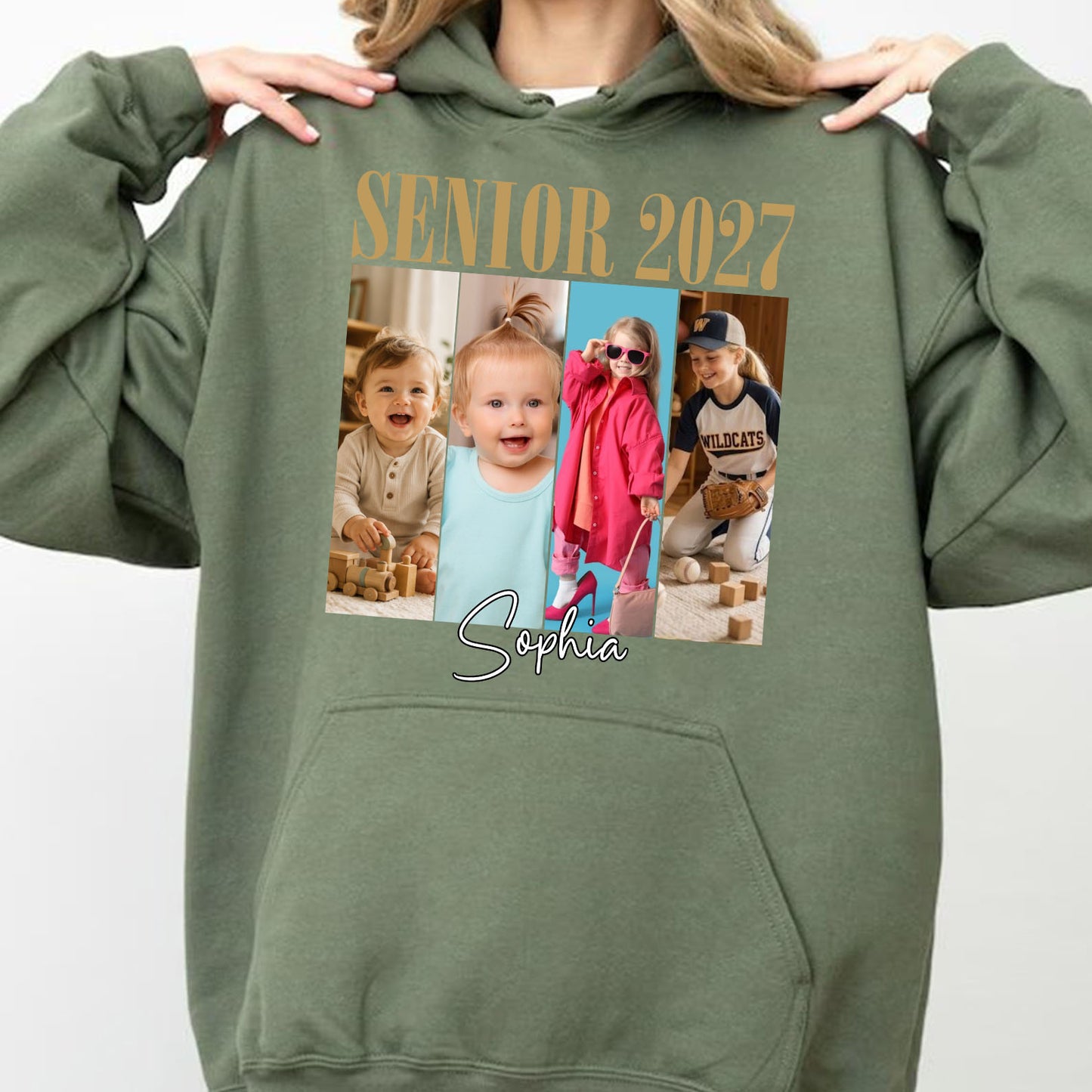 Custom Photo Senior 2027 Shirt, Personalized Class of 2027 Graduation Tee, Senior Keepsake Gift 685724