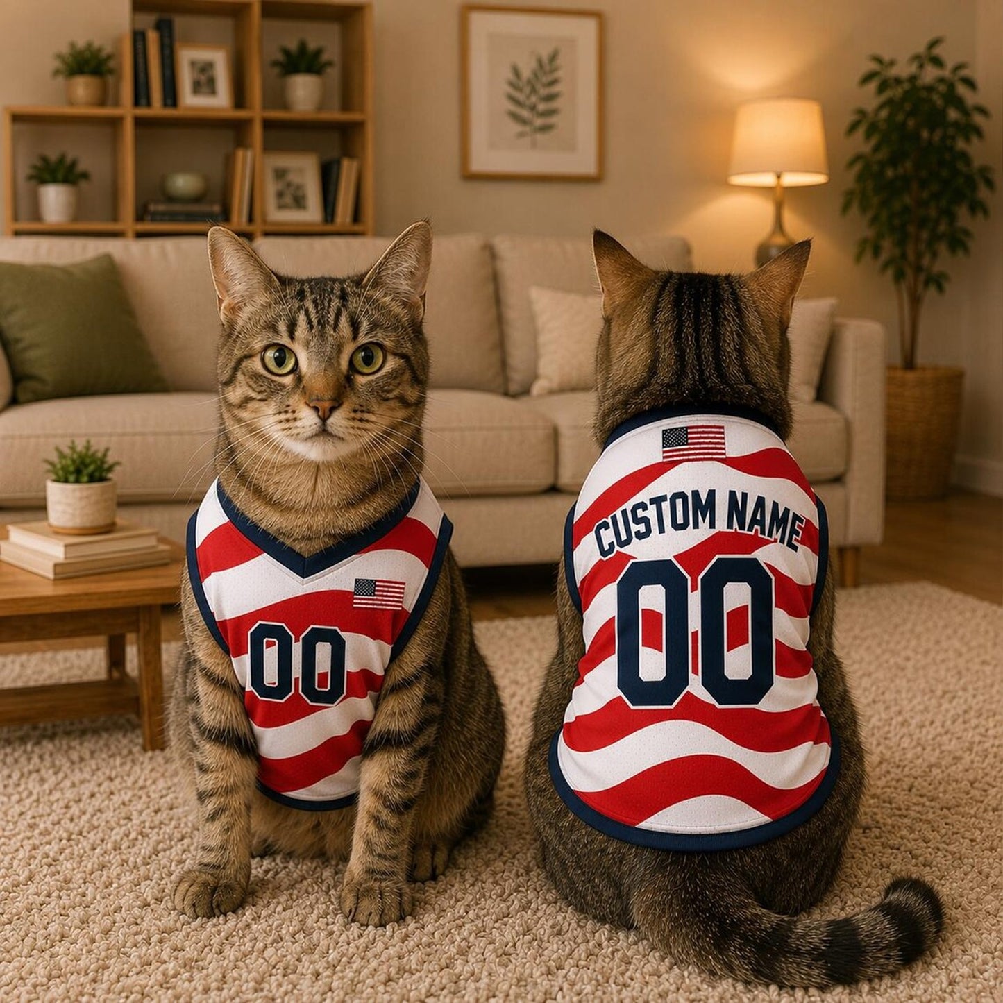 Personalized USA Dog Soccer Jersey, Custom Dog Name & Number Shirt, USA 2026 Pet Soccer Jersey Gift 685512 WFD