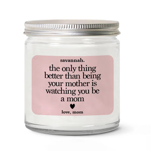 Personalized To My Daughter Candle Gift, New Mom Gift, Custom Name Candle, Mothers Day Gift 684859