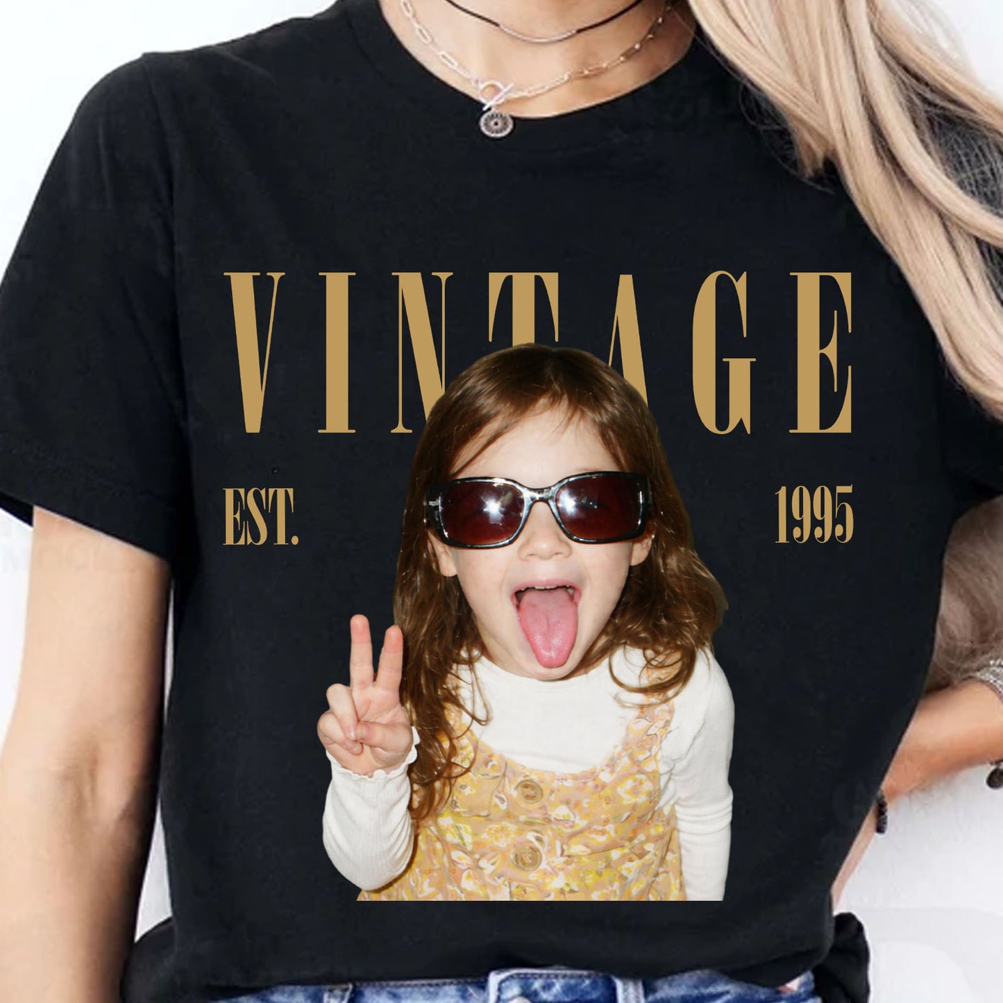 Personalized Vintage Photo Shirt, Custom Year Birthday Shirt, Custom Age Tee, Retro Birthday Gift 685243