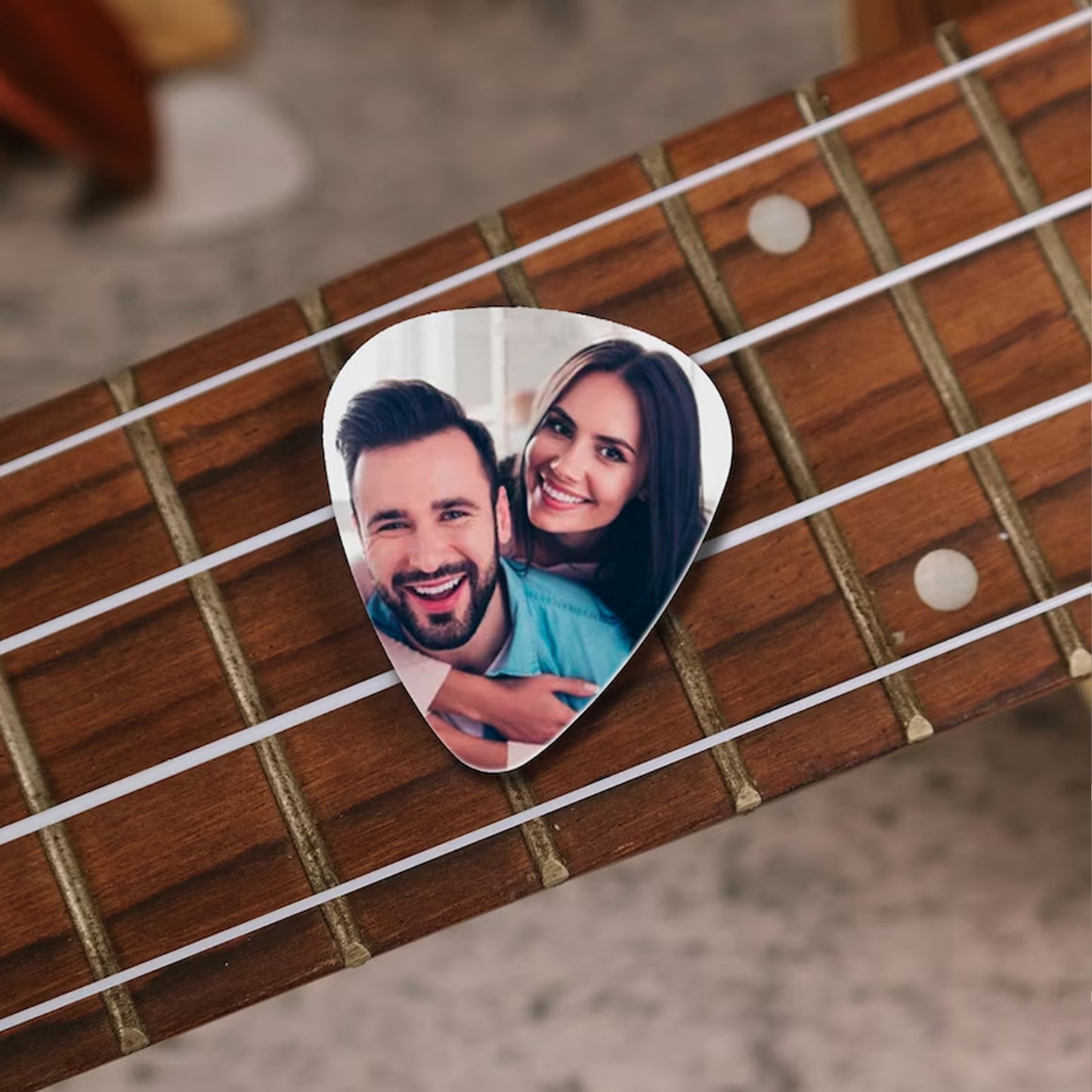 Personalized Guitar Pick, Custom Photo Guitar Pick, Gift for Him Boyfriend Dad Husband 683898