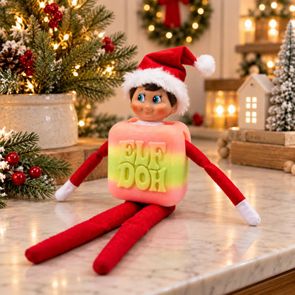 ElfDoh Squishy Elf Costume, 3D Printed Christmas Elf Outfit, Funny Squishy Inspired Elf Accessory 686603 WFD