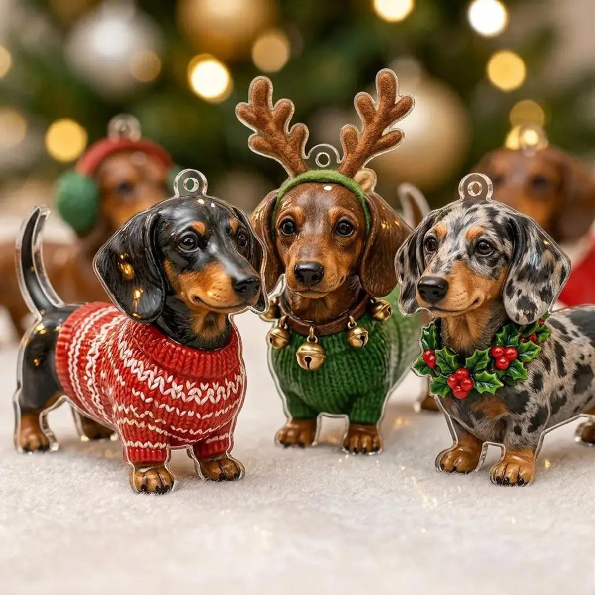 2D Dachshund Christmas Advent Calendar 2026, 24-Day Wiener Dog Countdown, Dog Lover Christmas Gift 686316 WFD