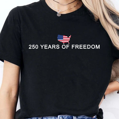 250 Years Of Freedom Shirt, USA 250th Anniversary Patriotic Tee, 4th of July America Shirt 684946