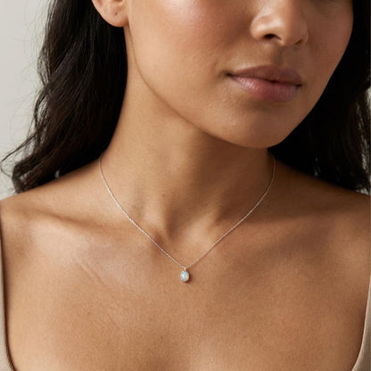 Next Chapter Graduation Necklace, Opal Pendant Gift for Daughter, College Med Law PhD Graduate Jewelry 684880