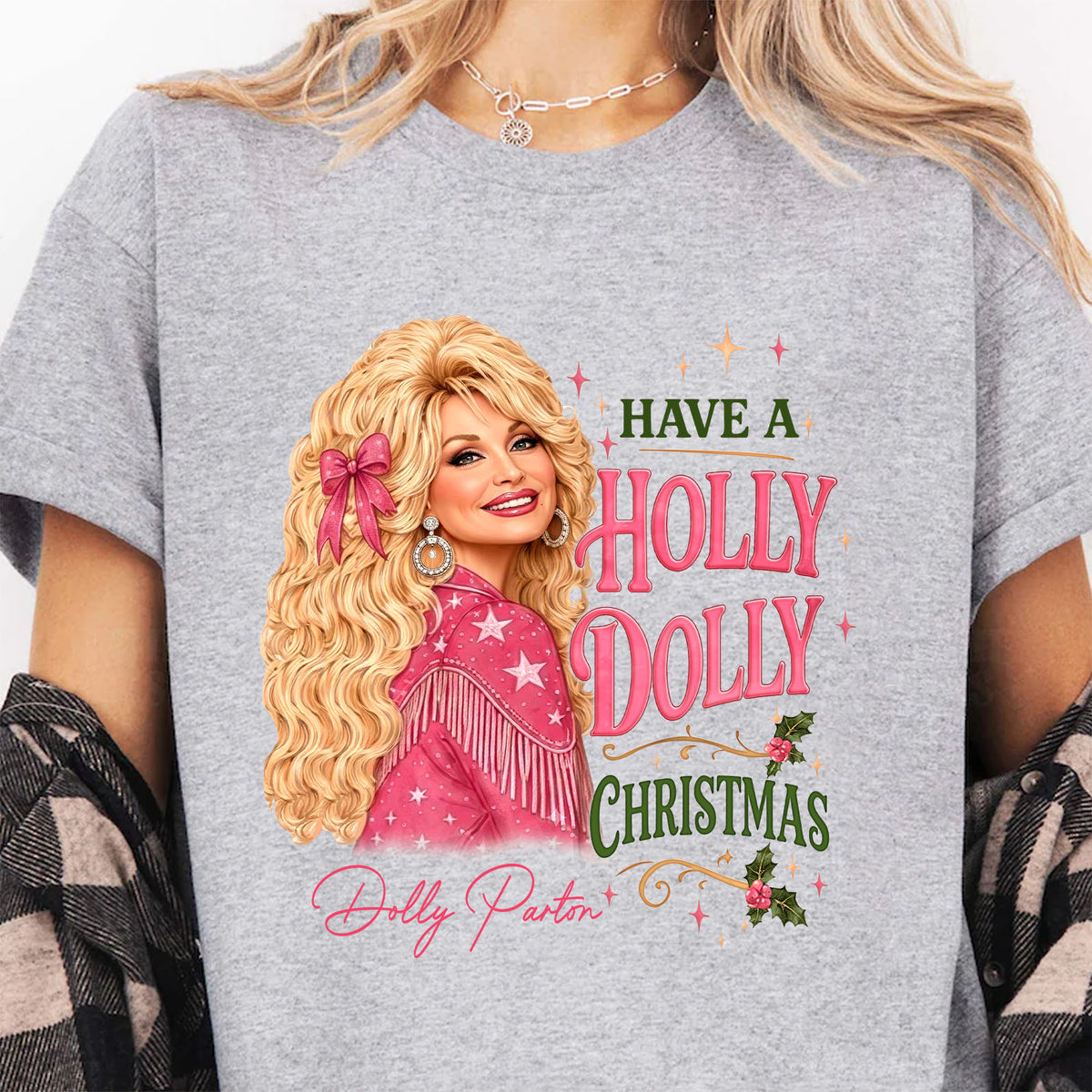 Have A Holly Dolly Christmas Shirt, Dolly Parton Country Music Christmas Tee, Dolly Fan Gift 686258