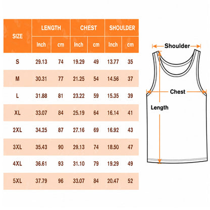 Funny Fake Hairy Chest Tank Top, Men’s Muscle Body Graphic Tank, Hilarious Beach Vacation Shirt, Gag Gift 686030 WFD