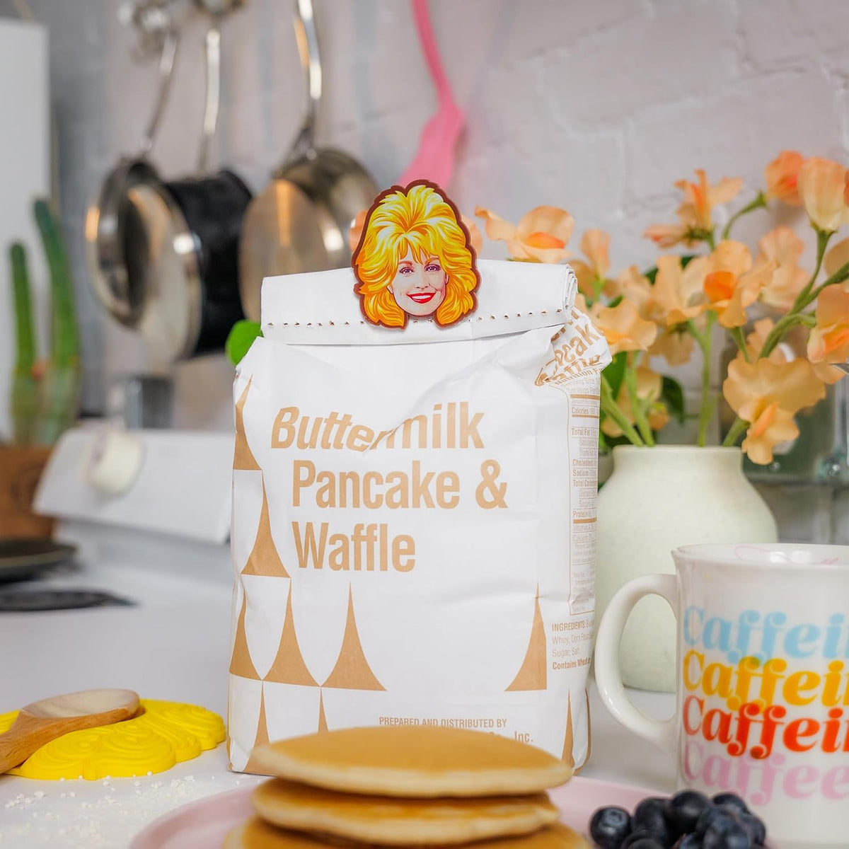 Dolly Parton Bag Clips Set of 4, Dolly-Inspired Iconic Hairstyle Food Storage Clips, Country Music Fan Gift 686183 WFD