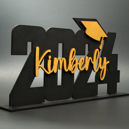 Personalized Graduation 2026 Table Centerpiece, Custom Name Senior Sign, Photo Prop Party Decor 684882