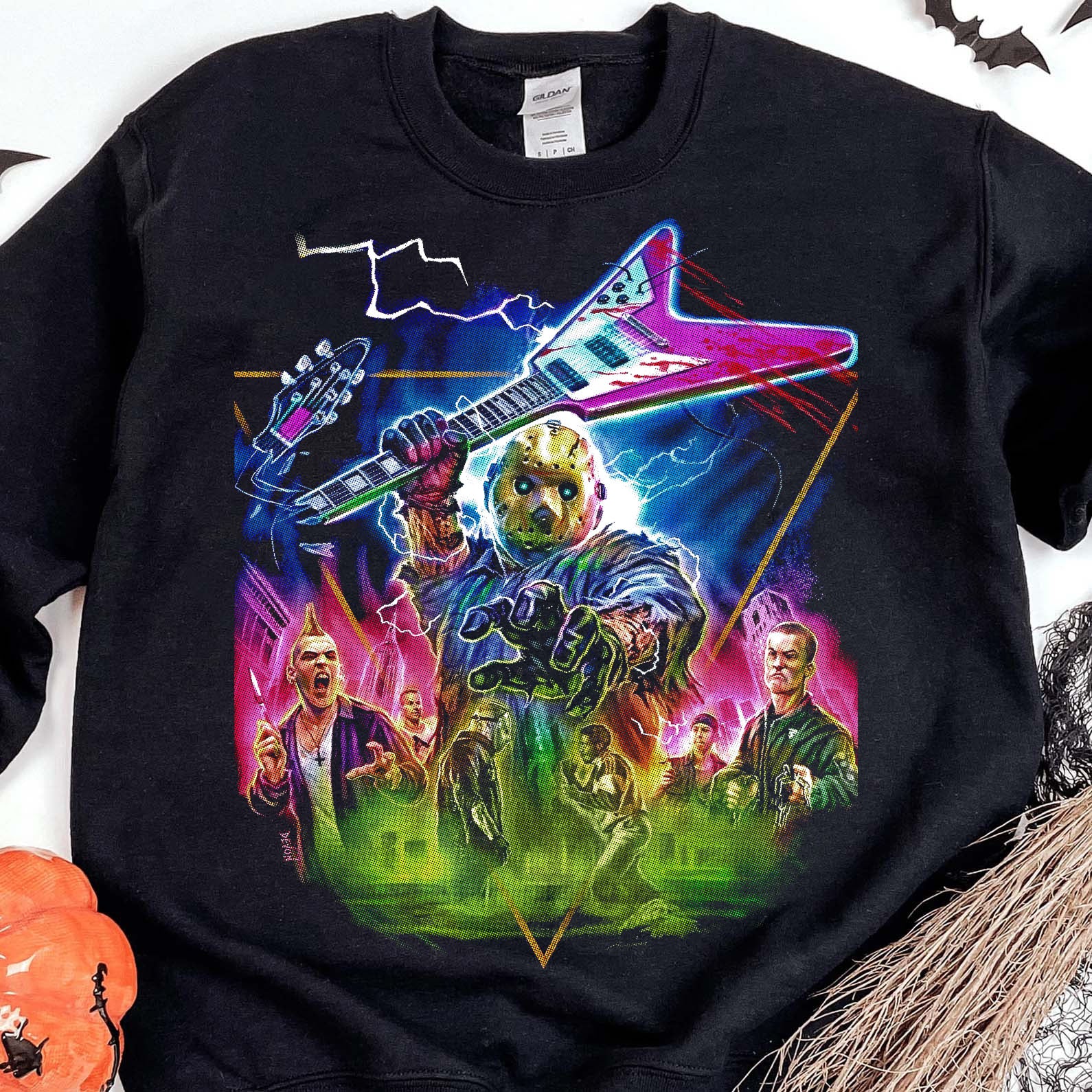 Friday the 13th Jason Takes Manhattan Halloween Shirt, 90s Horror Movie T-Shirt, Horror Halloween Tee 683308-7