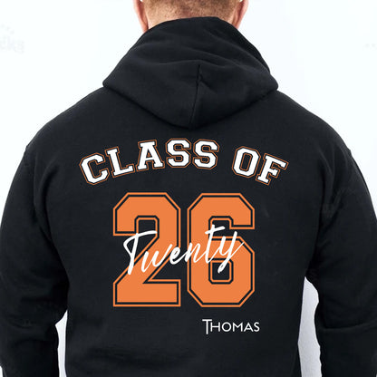 Class Of 2026 Personalized Custom Backside Shirt C394