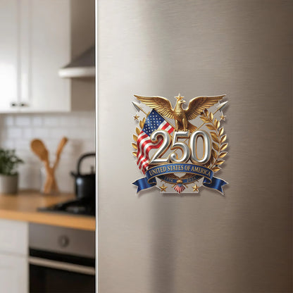 250 Years USA Anniversary Fridge Magnet | 250 United States Of America Fridge Magnet 684244