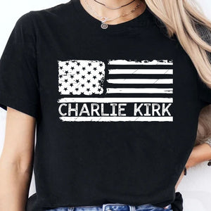 Patriotic Charlie Kirk Memorial Shirt | RIP Charlie Kirk Tribute Tee | Pray for Charlie Kirk Tee | Human Rights T-Shirt 682896