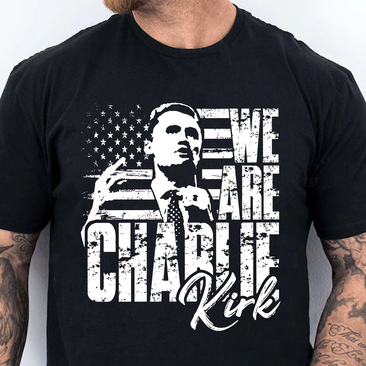 We are Charlie Kirk Patriotic Shirt | Justices For Charlie Kirk Dark Shirt | Human Rights & Activist Shirt 683033