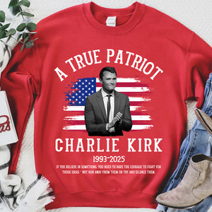 Charlie Kirk Patriot Shirt | Charlie Kirk Red Shirt | We Wear Red Charlie Kirk Birthday October 14 | Red Freedom Shirt 682864