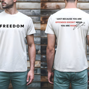 Freedom Charlie Kirk Shirt | Rest In Peace Charlie Kirk Hoodie | Justice for Charlie Kirk Memorial Front & Back Shirt 683022