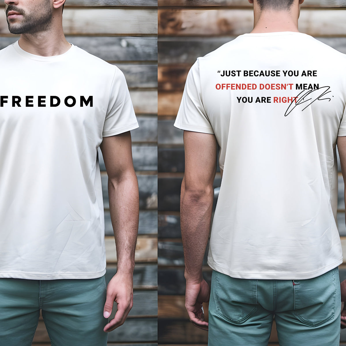 Freedom Charlie Kirk Shirt | Rest In Peace Charlie Kirk Hoodie | Justice for Charlie Kirk Memorial Front & Back Shirt 683022