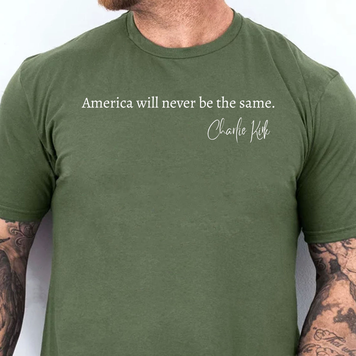 America Will Never Be the Same Charlie Kirk Memorial Shirt | RIP Charlie Kirk True Patriot Tee | Human Rights Apparel 682828