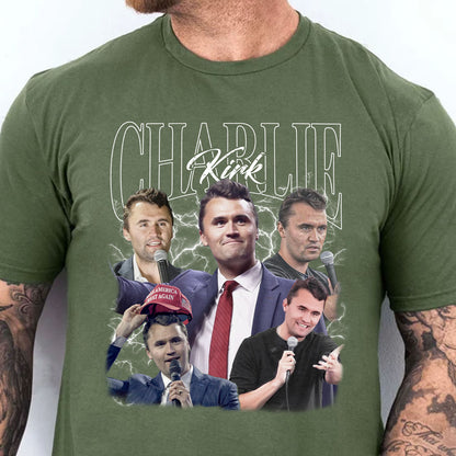 Charlie Kirk Memorial Shirt | A True Patriot Tribute Tee | Human Rights Apparel 683006