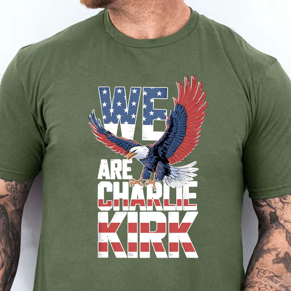 We are Charlie Kirk Shirt | Patriotic Dark T-Shirt | Pray for Charlie Kirk | Political Shirt 683027