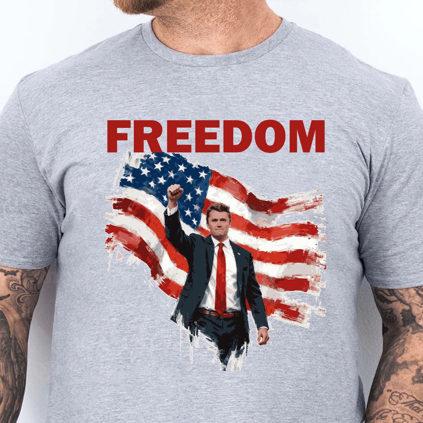 Freedom Charlie Kirk Shirt | Stand With Charlie Kirk | RIP Charlie Kirk Memorial Shirt 683019