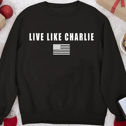 Live Like Charlie Kirk Shirt | Charlie Kirk Red Shirt | We Wear Red Charlie Kirk Birthday October 14 | Red Freedom Tee 683099