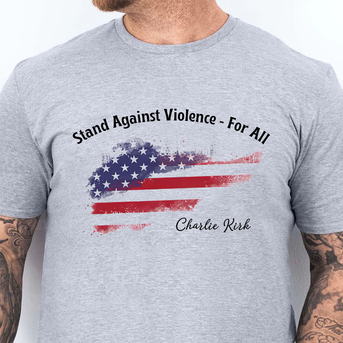 Stand Against For All Shirt, Charlie Kirk Inspired Tee, Human Rights Shirt, Political Shirt, Republican Shirt 682844