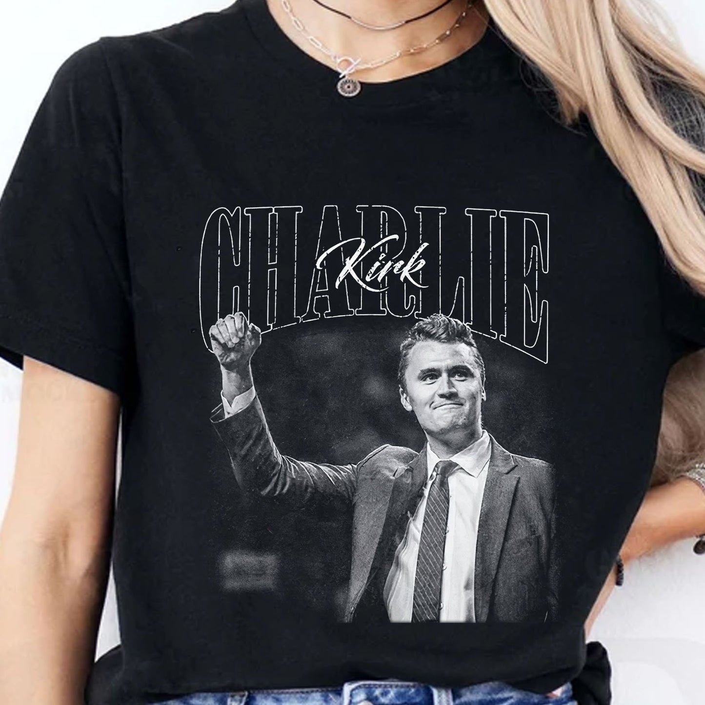 Charlie Kirk Memorial Shirt | Justice For Charlie Kirk Tribute Tee | Conservative Free Speech Apparel 682914