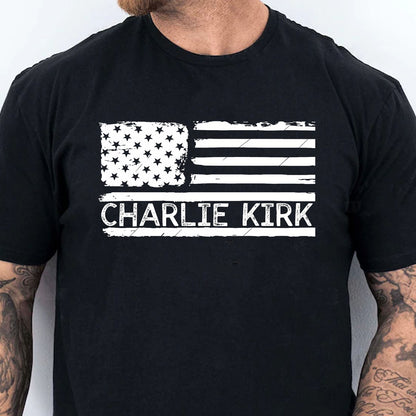Patriotic Charlie Kirk Memorial Shirt | RIP Charlie Kirk Tribute Tee | Pray for Charlie Kirk Tee | Human Rights T-Shirt 682896