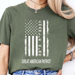 Pray for Charlie Kirk Shirt | Patriotic Charlie Kirk Dark T-Shirt | Political Faith-Based Unisex Tee 683029