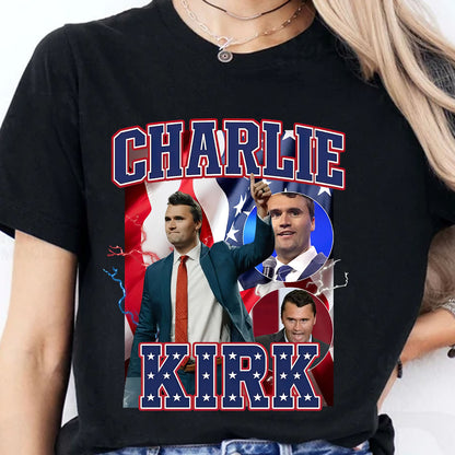 Charlie Kirk Memorial Shirt | RIP Charlie Kirk True Patriot Tee | Pray for Charlie Kirk Tee | Human Rights T-Shirt 682893