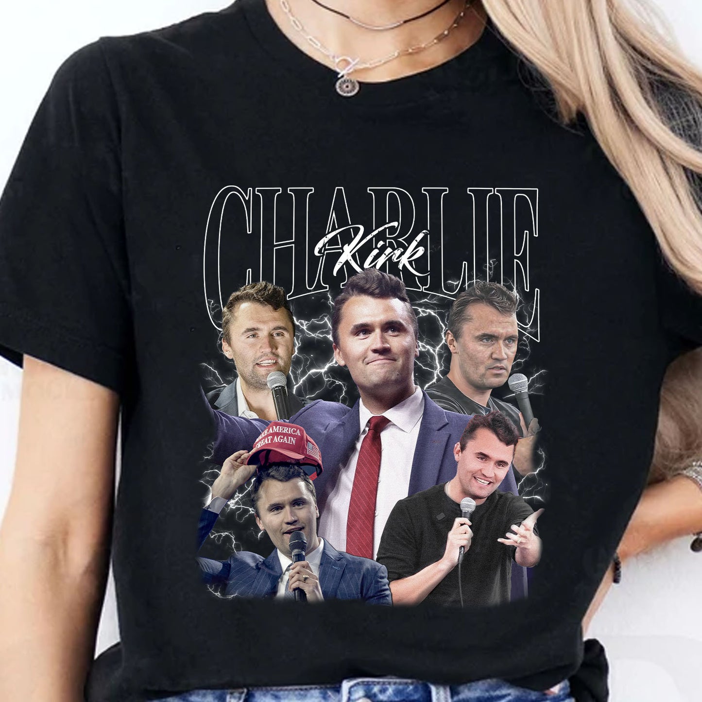 Charlie Kirk Memorial Shirt | A True Patriot Tribute Tee | Human Rights Apparel 683006